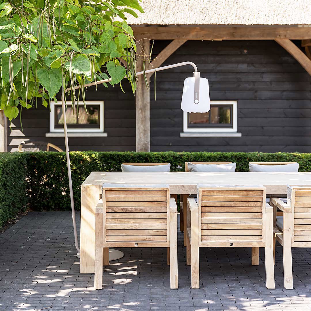 Tuinset Italië - Teakhout met 6 stoelen